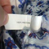 Poupette St Barth Romper Kim White/Red Printed Viscose Size 2