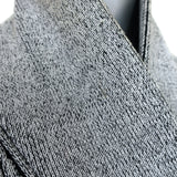 Baja East Cardigan Gray Stretch Cotton Rib Knit Size 0 Open Front Sweater