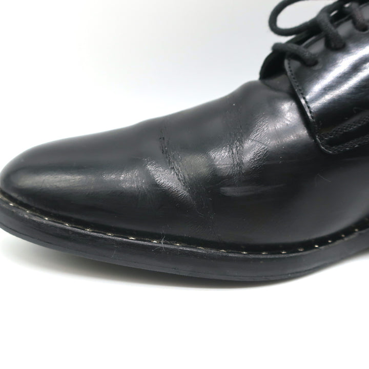 Saint Laurent Studded Derby Oxfords Dylan Black Leather Size 40 Lace-Up Flats