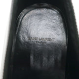 Saint Laurent Studded Derby Oxfords Dylan Black Leather Size 40 Lace-Up Flats