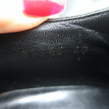 Saint Laurent Studded Derby Oxfords Dylan Black Leather Size 40 Lace-Up Flats