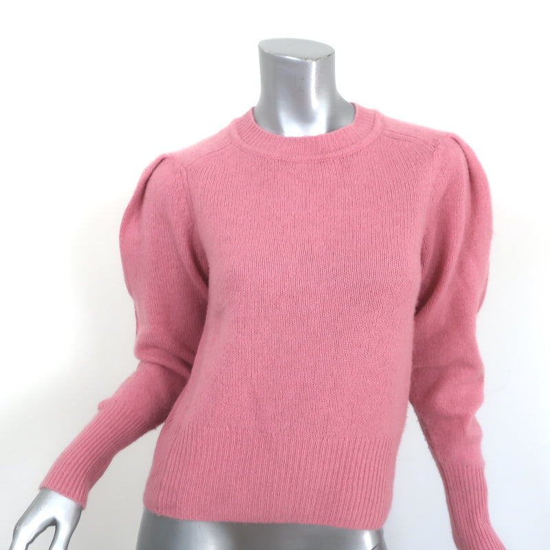 Jill Roberts Cashmere Puff Sleeve Sweater Pink Size Small Crewneck Pul –  Celebrity Owned