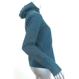 FREECITY I Love You Hoodie Teal Size 2 Pullover Sweatshirt