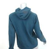 FREECITY I Love You Hoodie Teal Size 2 Pullover Sweatshirt