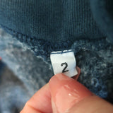 FREECITY I Love You Hoodie Teal Size 2 Pullover Sweatshirt