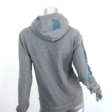 FREECITY I Love You Hoodie Gray Size 2 Pullover Sweatshirt