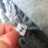 FREECITY I Love You Hoodie Gray Size 2 Pullover Sweatshirt