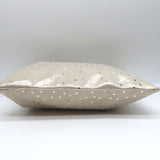 Clare V. Flat Clutch Shimmer Stars Print Metallic Nubuck NEW