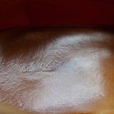 Aime Leon Dore Penny Loafers Brown/White Grained Leather Size 7 /Fits Like 8