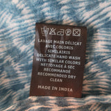 Isabel Marant Etoile Blouse Zinya Blue Printed Chiffon Size 38 Long Sleeve Top