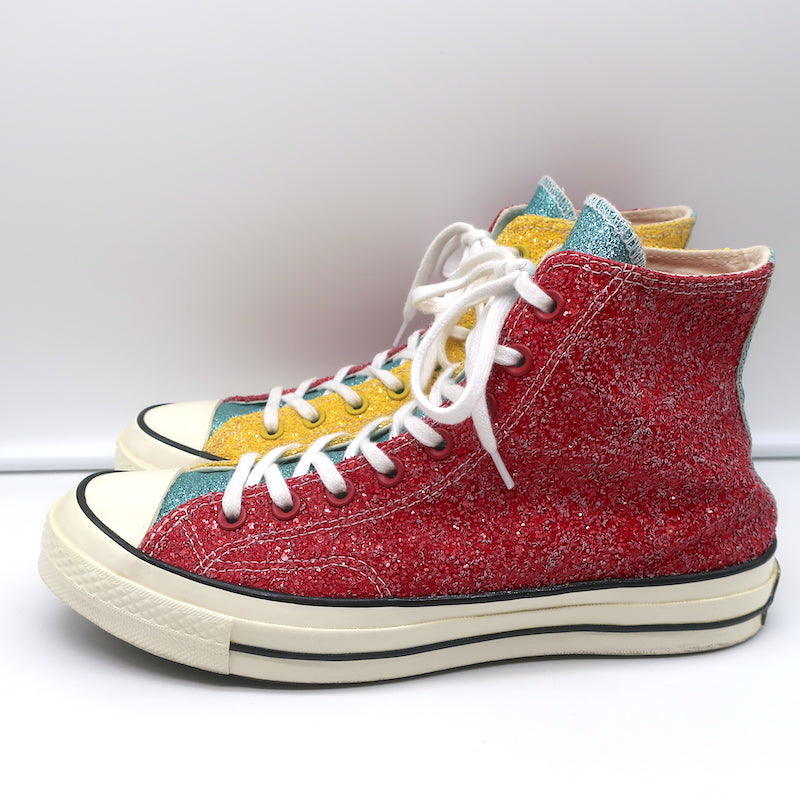 Converse x JW Anderson Glitter Chuck 70 High Top Sneakers Size W – Celebrity Owned