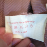 Marni Asymmetric Buttoned Blouse Antique Rose Silk-Blend Size 38 Long Sleeve Top