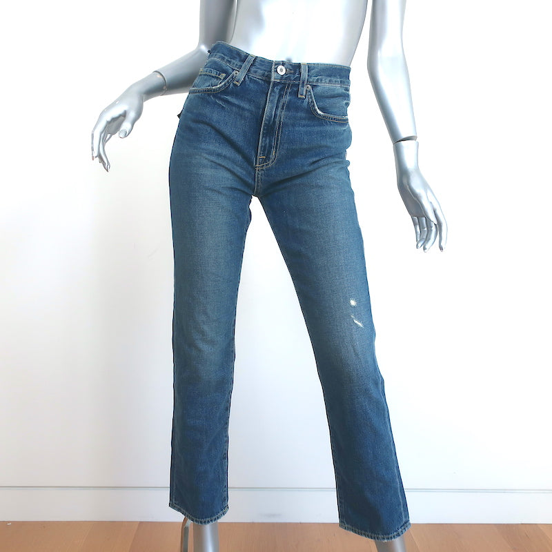 Louis Vuitton Pinstripe Denim Jeans Washed Indigo. Size 36
