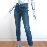 Nili Lotan Straight Leg Jeans Classic Wash Denim Size 26 NEW