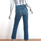 Nili Lotan Straight Leg Jeans Classic Wash Denim Size 26 NEW