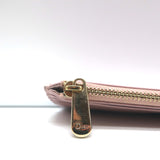 Christian Dior Flat Zip Wallet Blush Leather Handbag Insert