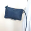 Christian Dior Wristlet Pouch Navy Leather Small Clutch