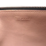 Christian Dior Wristlet Pouch Navy Leather Small Clutch