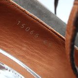 Dries Van Noten T-Strap Pumps Gray Two Tone Suede Size 41