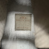 OXS Rubber Soul Platform High Top Sneakers Brown Perforated Leather Size 41