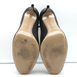 Valentino Tango Ankle Strap Pumps Black Leather Size 41