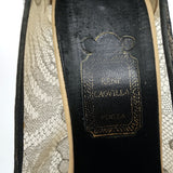 Rene Caovilla Lace Pumps Black Size 36.5 Pointed Toe Heels