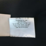 Giorgio Armani Blazer Black Stretch Wool Crepe Size 38 One-Button Jacket