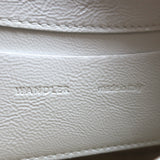 Wandler Anna Belt Bag White Patent Leather Small Crossbody