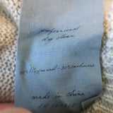 Raquel Allegra Distressed Sweater Pink/Multi Wool-Cashmere Knit Size 1