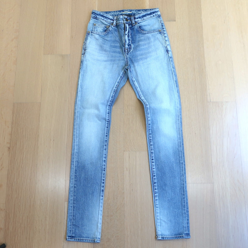 Straight jeans Louis Vuitton Navy size 36 FR in Cotton - elasthane