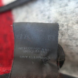 Isabel Marant Etoile Gabrie Coat Red/Gray Blanket Stripe Wool Boucle Size 36