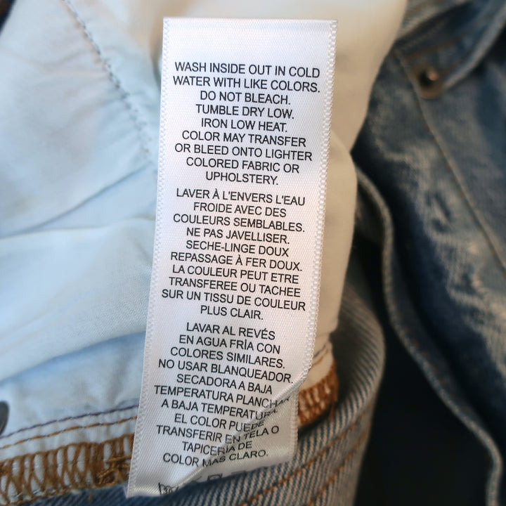 FRAME Le Original High Waist Jeans Clash Ripped Denim Size 25