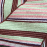 Missoni Dress Pink/Multicolor Paneled Striped Knit Size 40 Sleeveless V-Neck