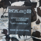 Isabel Marant Blouse Daws Black/White Metallic Fil Coupe Size 38 Long Sleeve Top