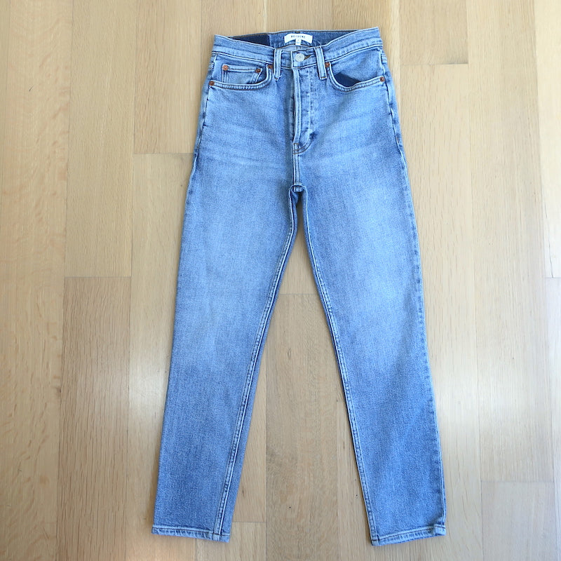 Karl Lagerfeld Jeans Cropped Monogram Sweatshirt, Women's, Size: Medium, Blue