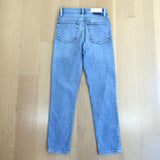 RE/DONE High Rise Ankle Crop Jeans Mid 90s Comfort Stretch Denim Size 25
