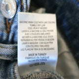 RE/DONE High Rise Ankle Crop Jeans Mid 90s Comfort Stretch Denim Size 25