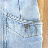 Isabel Marant Etoile High Waist Jeans Light Wash Denim Size 34