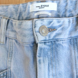 Isabel Marant Etoile High Waist Jeans Light Wash Denim Size 34