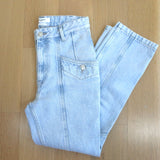 Isabel Marant Etoile High Waist Jeans Light Wash Denim Size 34