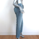 RE/DONE High Rise Ankle Crop Jeans Mid 90s Blue Stretch Denim Size 29