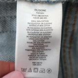 RE/DONE High Rise Ankle Crop Jeans Mid 90s Blue Stretch Denim Size 29