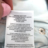 RE/DONE High Rise Ankle Crop Jeans Mid 90s Blue Stretch Denim Size 29