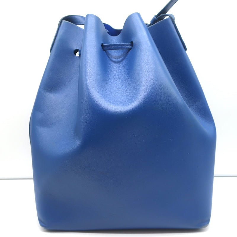 Mansur Gavriel Bucket Bag Royal Blue Leather Crossbody Bag