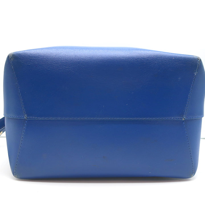 Mansur Gavriel Bucket Bag Royal Blue Leather Crossbody Bag