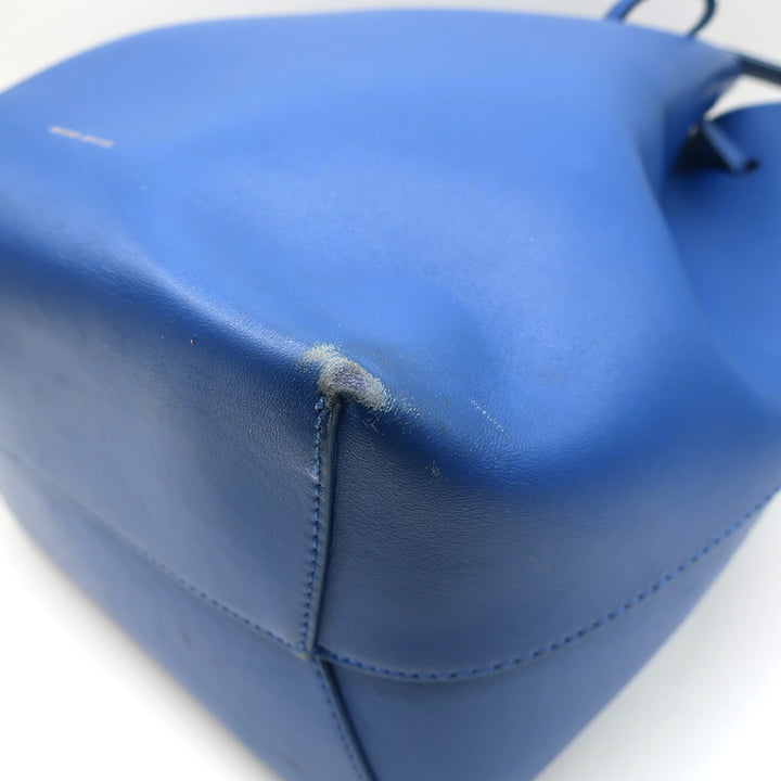 Mansur Gavriel Bucket Bag Royal Blue Leather Crossbody Bag