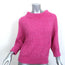 3.1 Phillip Lim Sweater Pink Wool-Alpaca Ribbed Knit Size Small 3/4 Sleeve