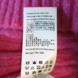 3.1 Phillip Lim Sweater Pink Wool-Alpaca Ribbed Knit Size Small 3/4 Sleeve