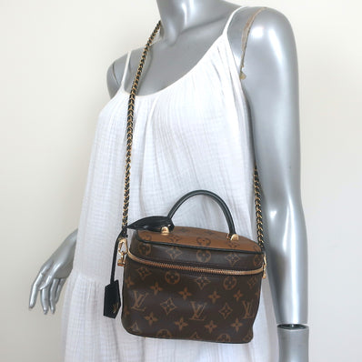 Louis Vuitton Vanity PM Bag Monogram Reverse Canvas