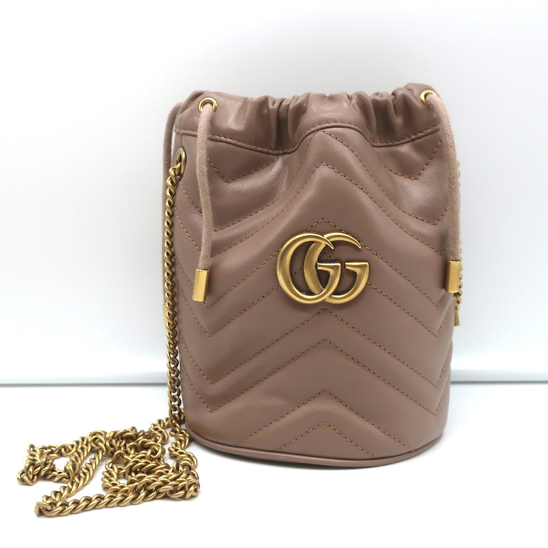 Gucci GG Marmont Mini Bucket Bag